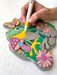 iHeartArt Marker By Numbers Garden Stone Frog & Mushroom