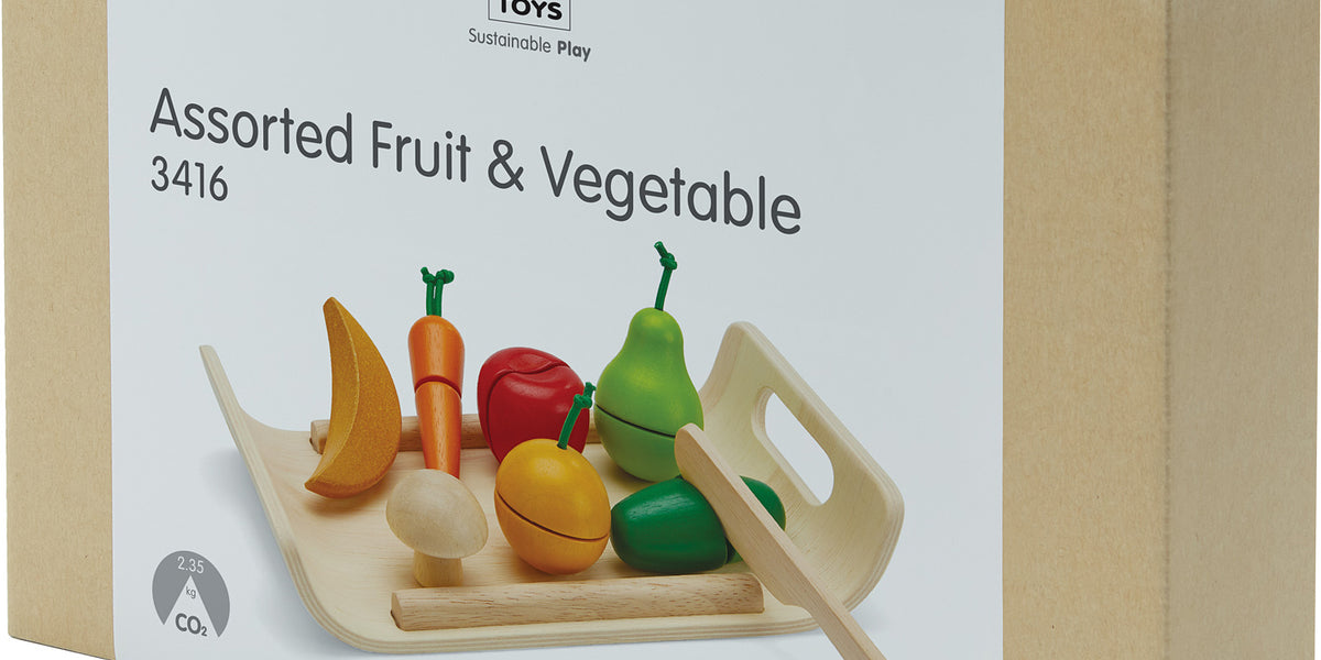 Assorted Wooden Fruits & Vegetables — Piccolo Mondo Toys