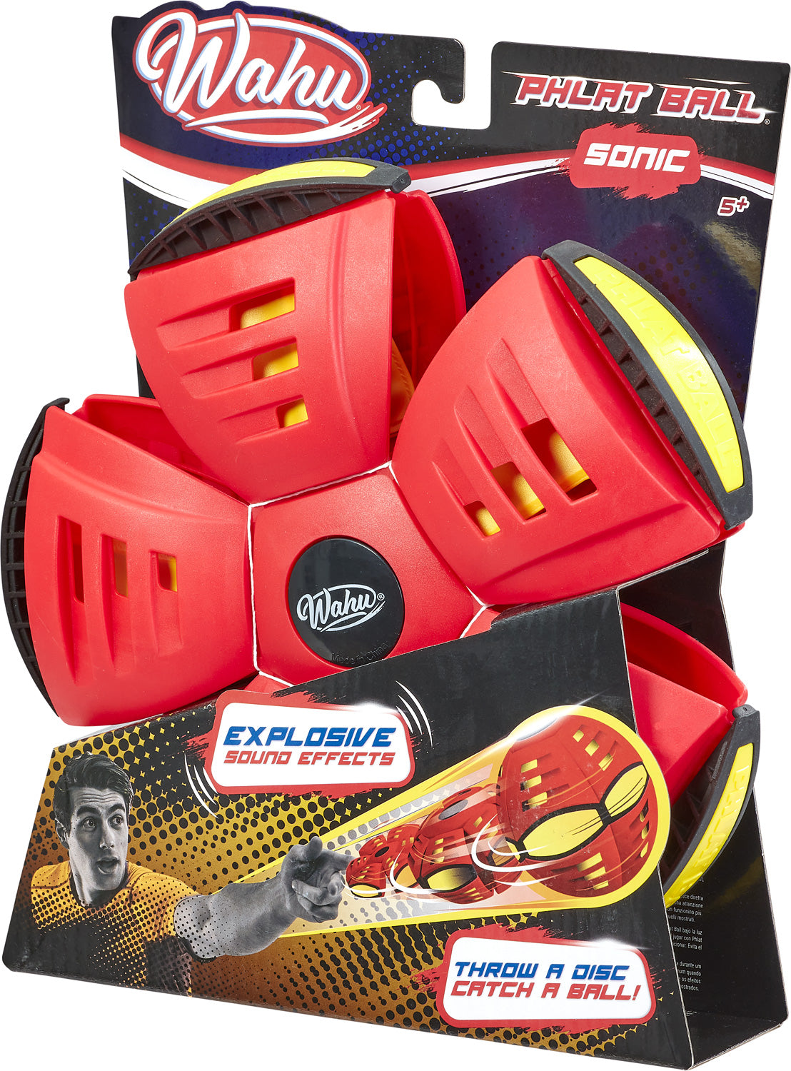 GOLIATH Phlat Ball Junior - Wahu - Classic Red - Disque Qui Se Transforme En Balle Mixte 5 Ans Et Plus GOLIATH Phlat Ball Junior - Wahu - Classic Red - Disque Qui Se Transforme En Balle Mixte 5 Ans Et Plus