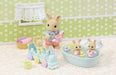 Calico Critters Triplets Baby Bathtime Set