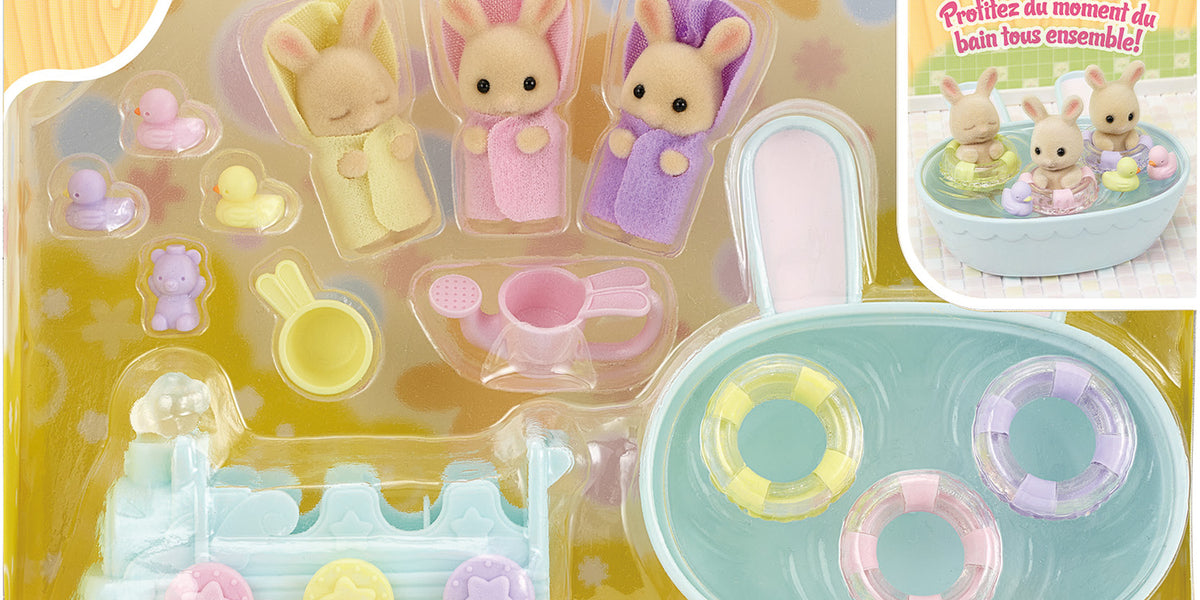 Triplets Baby Bathtime Set — Piccolo Mondo Toys