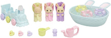 Calico Critters Triplets Baby Bathtime Set