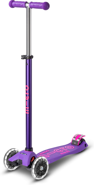  Micro Maxi Deluxe LED Purple Scooter