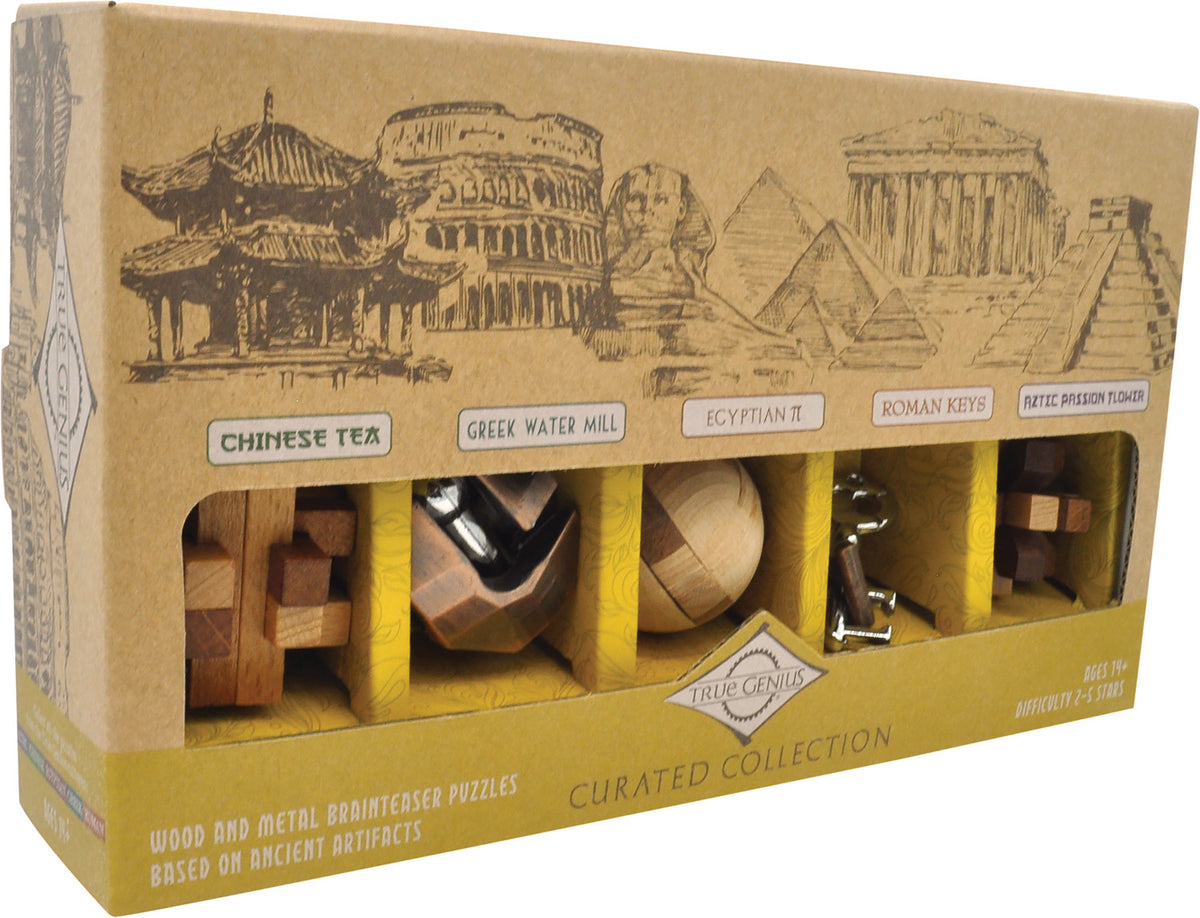 Design Interior Collection VOL.1　9個セット Project Genius: Curated Collection - 5 Brainteaser Puzzles, Wood