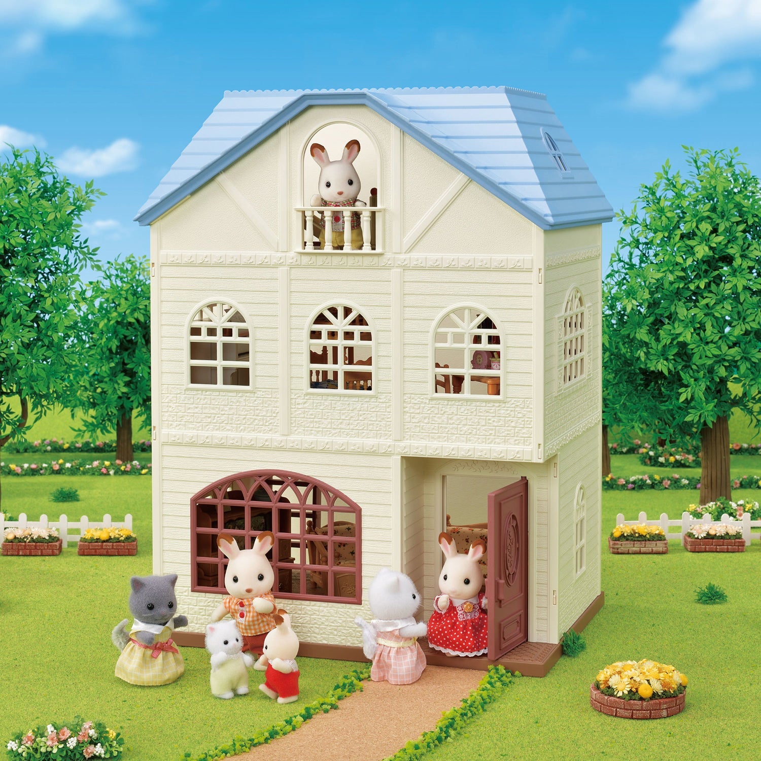 Calico Critters Sky Blue Terrace Gift Set