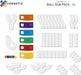 CONNETIX Rainbow Ball Run Pack