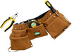 Kids Deluxe Tool Set with Leather Tool Belt & Safety Goggles