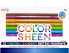 Color Sheen Metallic Felt Tip Markers - 12 pk