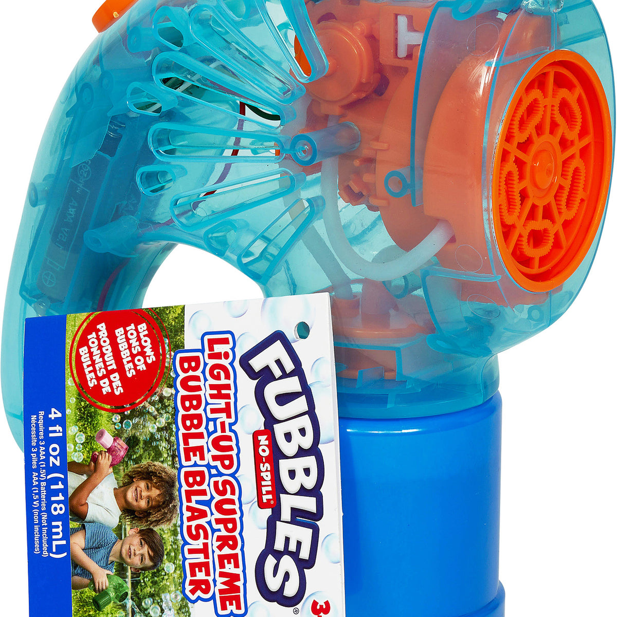 Fubbles Light-Up Supreme Bubble Blaster — Piccolo Mondo Toys