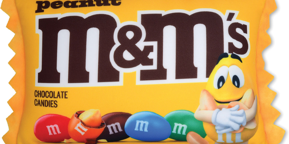 Peanut M&M's Candy Microbead Plush — Piccolo Mondo Toys