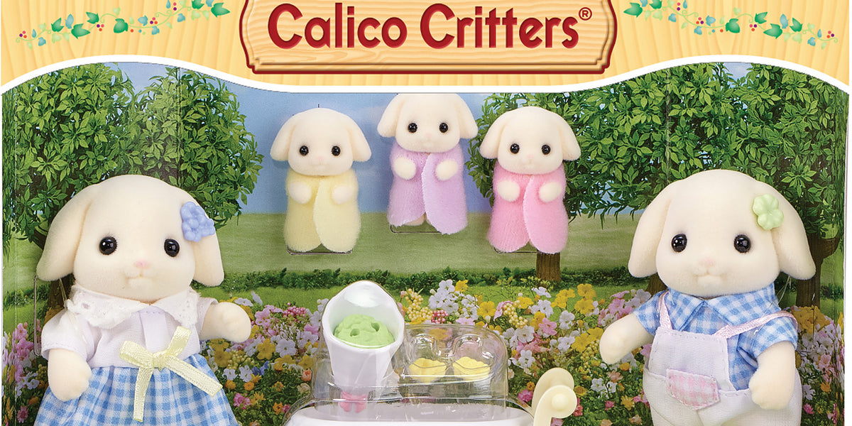 Calico Critters Flora Rabbit Family — Piccolo Mondo Toys