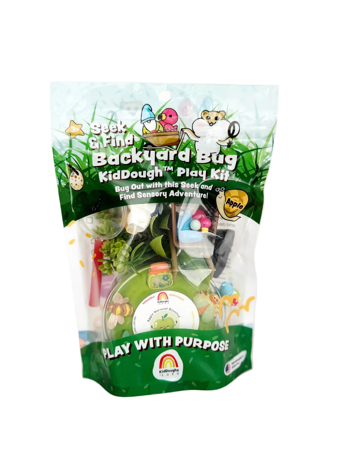Seek & Find Backyard Bug KidDough Play Kit
