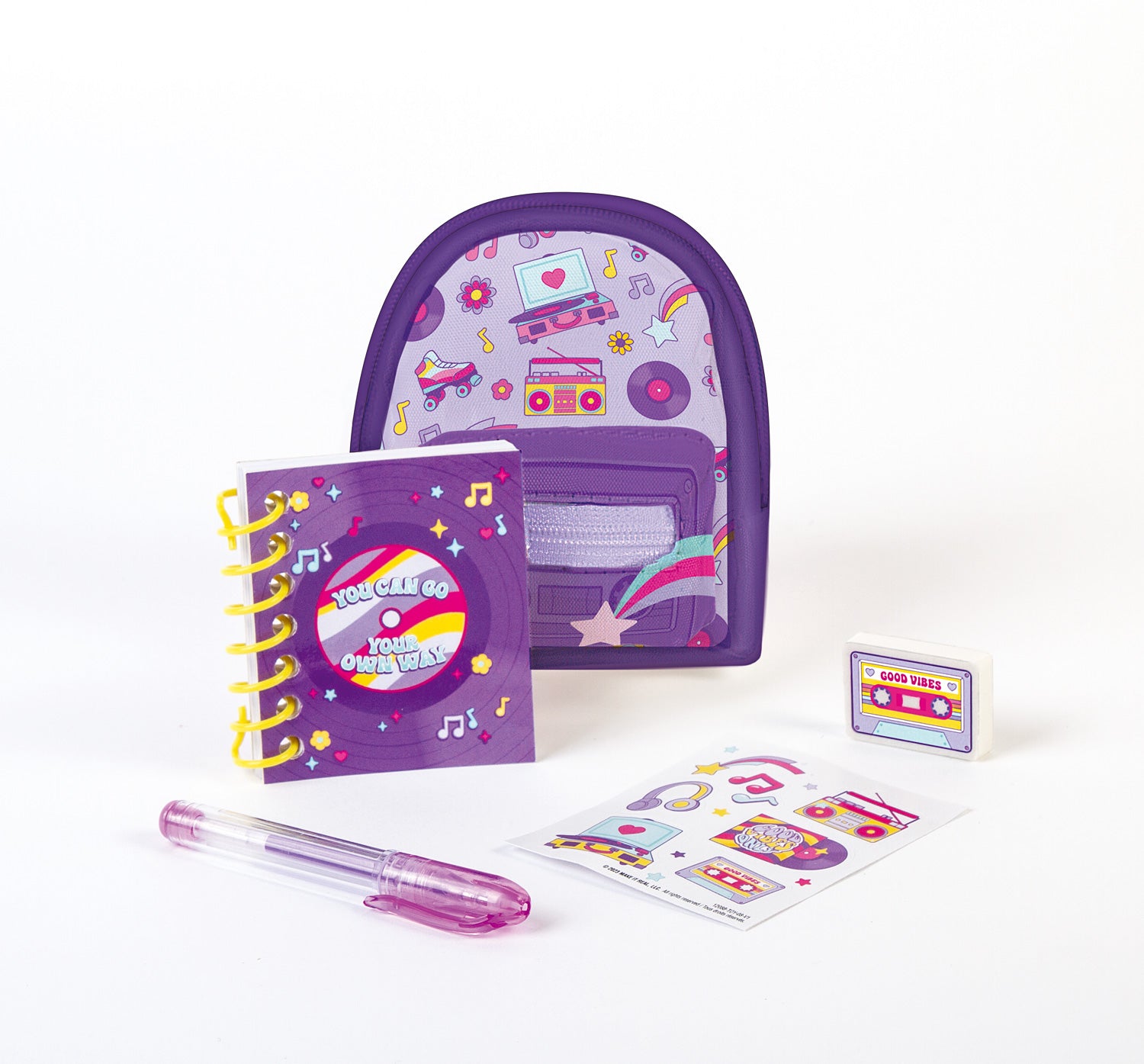 images of mini backpacks for girls on amazon Retro Gamer Mini Backpack with Stationery Assortment — Piccolo Mondo Toys