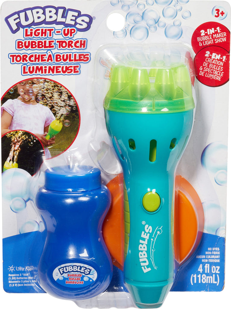 Fubbles® Light-Up Bubble Torch — Piccolo Mondo Toys