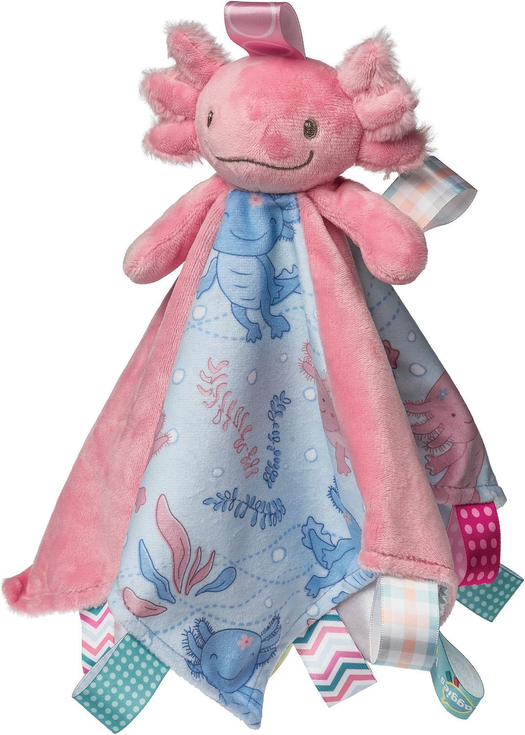 Taggies Lizzy Axolotl Character Blanket Pink