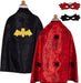 Great Pretenders Reversible Spider/Bat Cape & Mask, Size 3-4