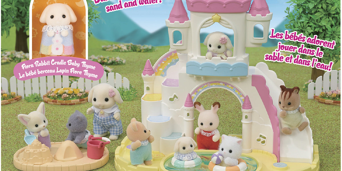 Calico Critters Nursery Sandbox Pool Playset Includes Flora