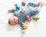 Octopus Natural Organic Rubber Teether, Rattle & Bath Toy