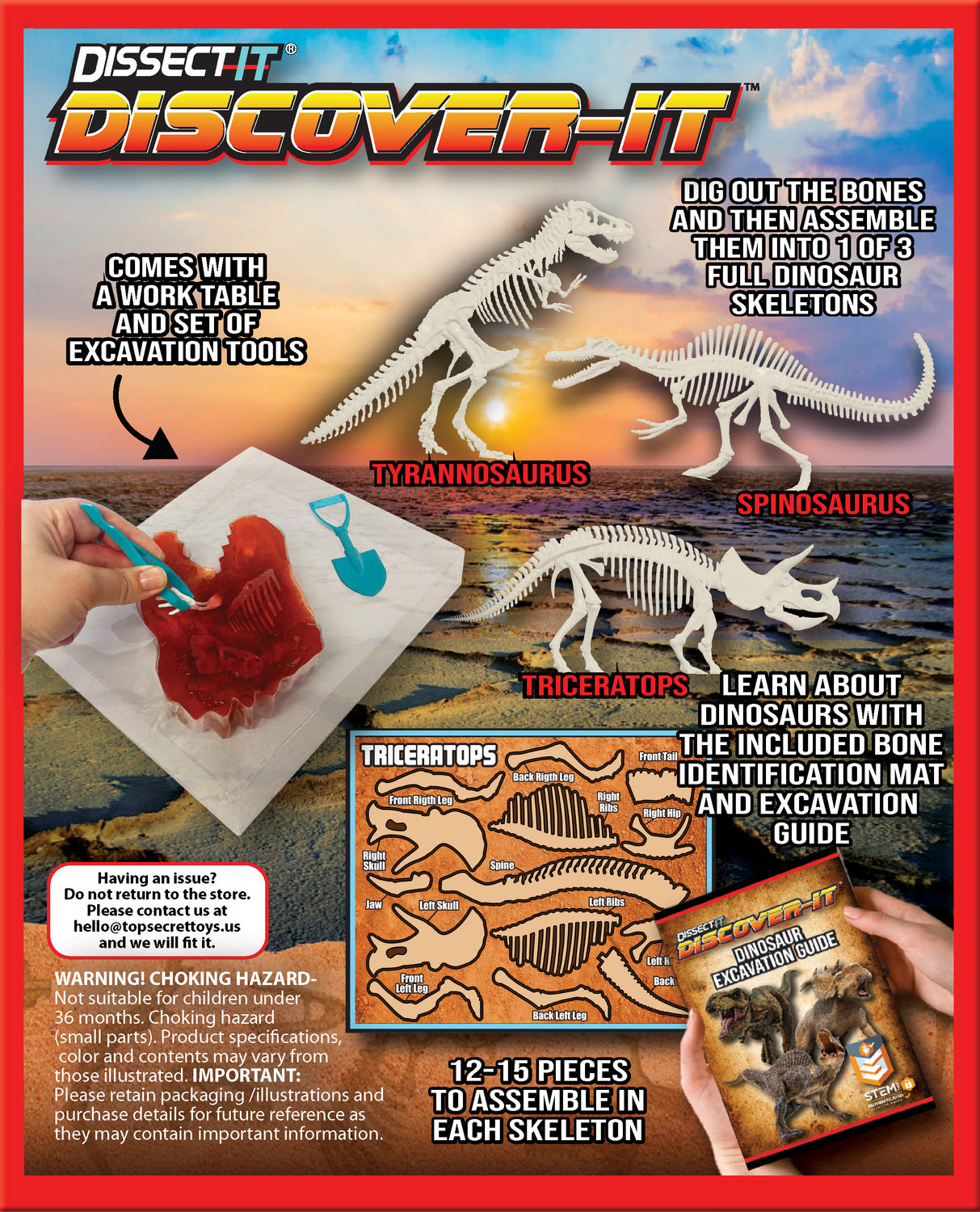Dissect-It Discover-It Dinosaur Dig