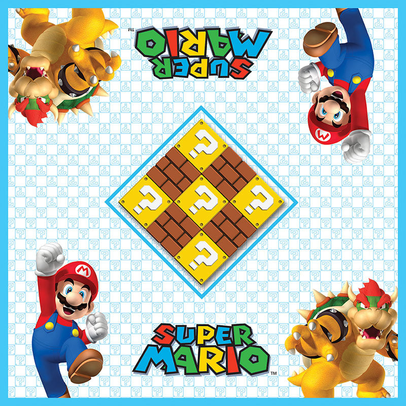 Super Mario™ vs Bowser Checkers & Tic Tac Toe