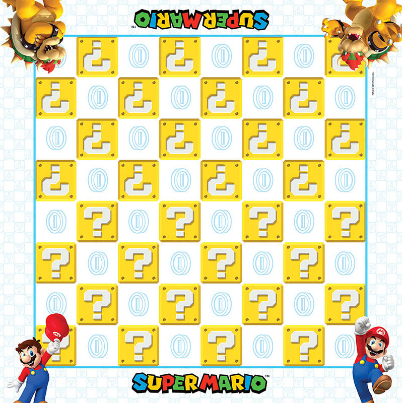 Super Mario™ vs Bowser Checkers & Tic Tac Toe