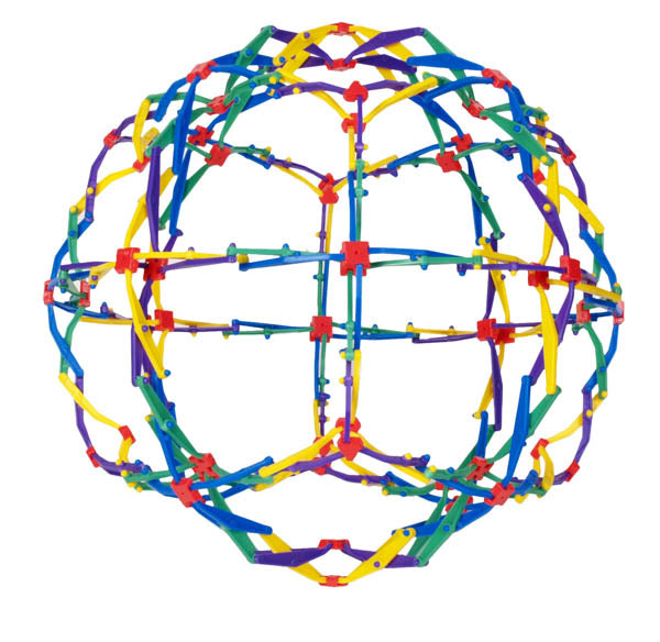 Mini Rainbow Hoberman Sphere