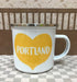 Portland Yellow Heart Camp Mug