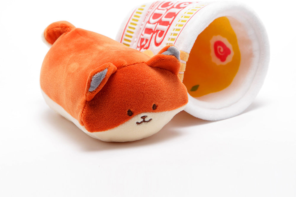 Cup of Noodles Foxiroll Small Anirollz Plush Blanket