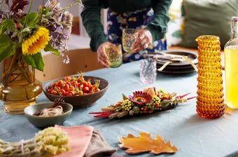 10314 Dried Flower Centerpiece