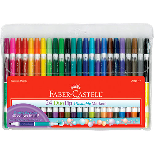 24 Ct. DuoTip Washable Markers