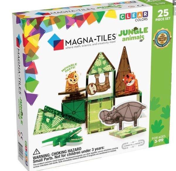 Magna-Tiles Jungle Animals 25 Piece Set