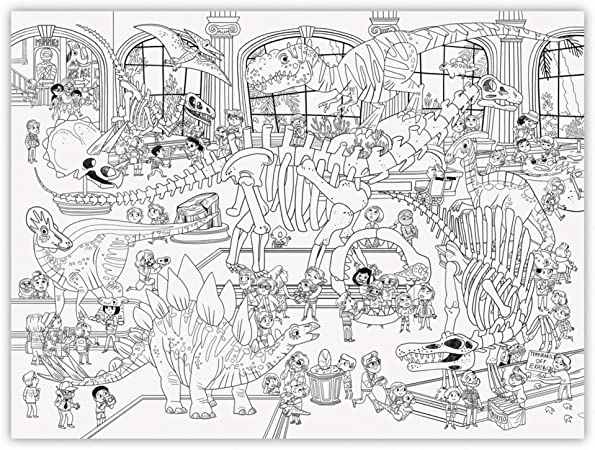 Dinosaur Giant Coloring Poster