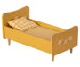 Maileg Yellow Mini Wooden Bed