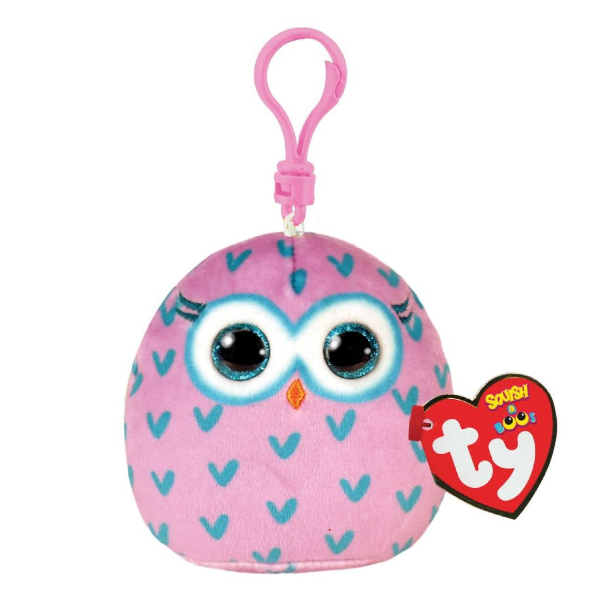 Winks Owl Squish-A-Boos Clip