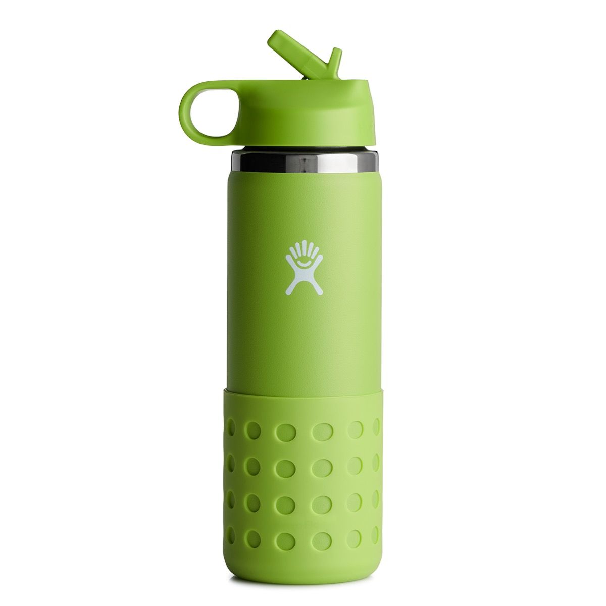 Hydro Flask Kids 20oz Wide Mouth Straw Lid & Boot Seagrass
