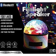 Rainbow Glitter Fun Light Stereo Speaker