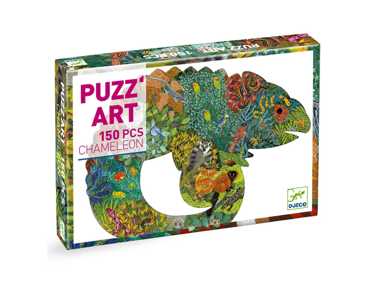 Chameleon Puzzle Art 150 Piece Puzzle