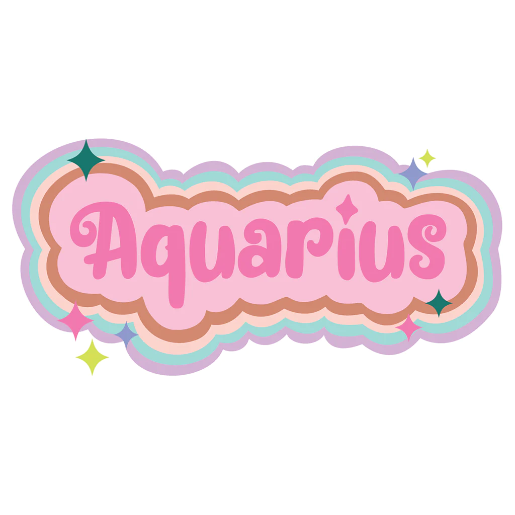 Aquarius Astrology Single Sticker