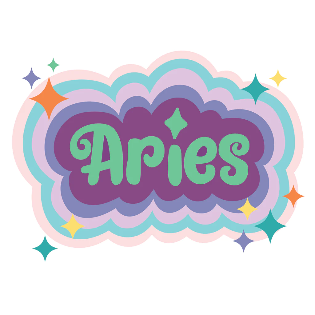 Aries Astrology Single Sticker