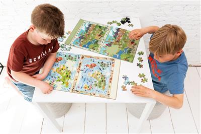 World Magnetic 80 pc. Puzzle & Discovery Game
