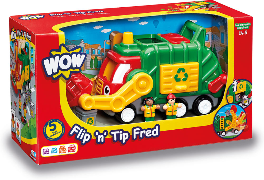 Flip 'n' Tip Fred Garbage Truck