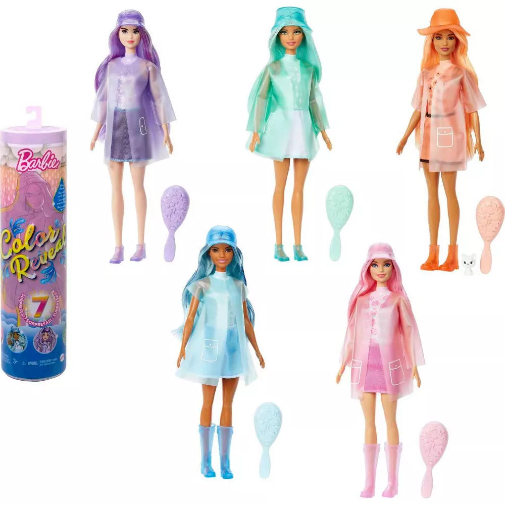 Barbie Color Reveal Doll With 7 Surprises - Sunshine & Sprinkles Series