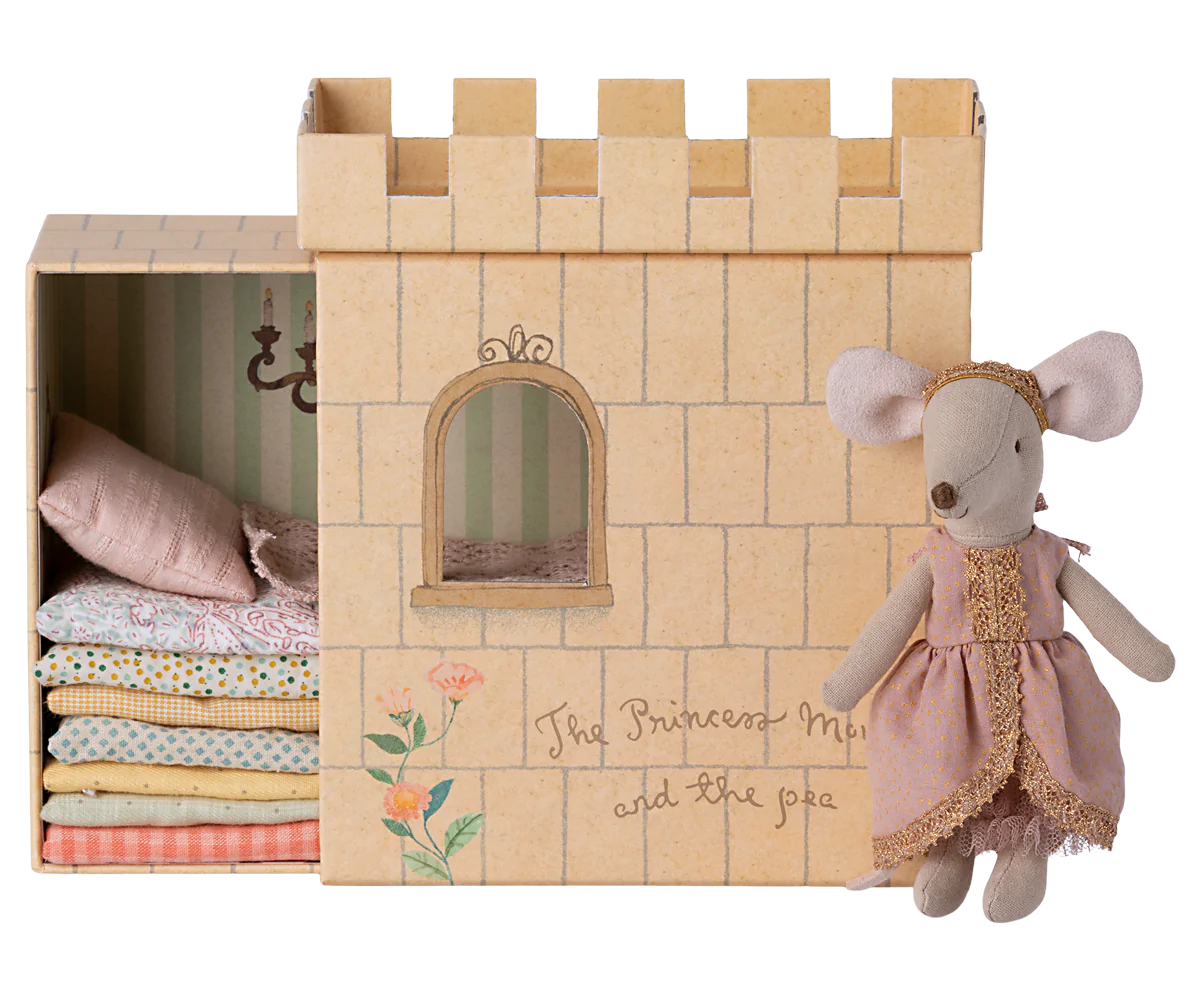 Maileg Princess & the Pea with Big Sister Mouse