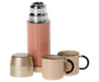 Maileg Thermos & Cups in Soft Coral