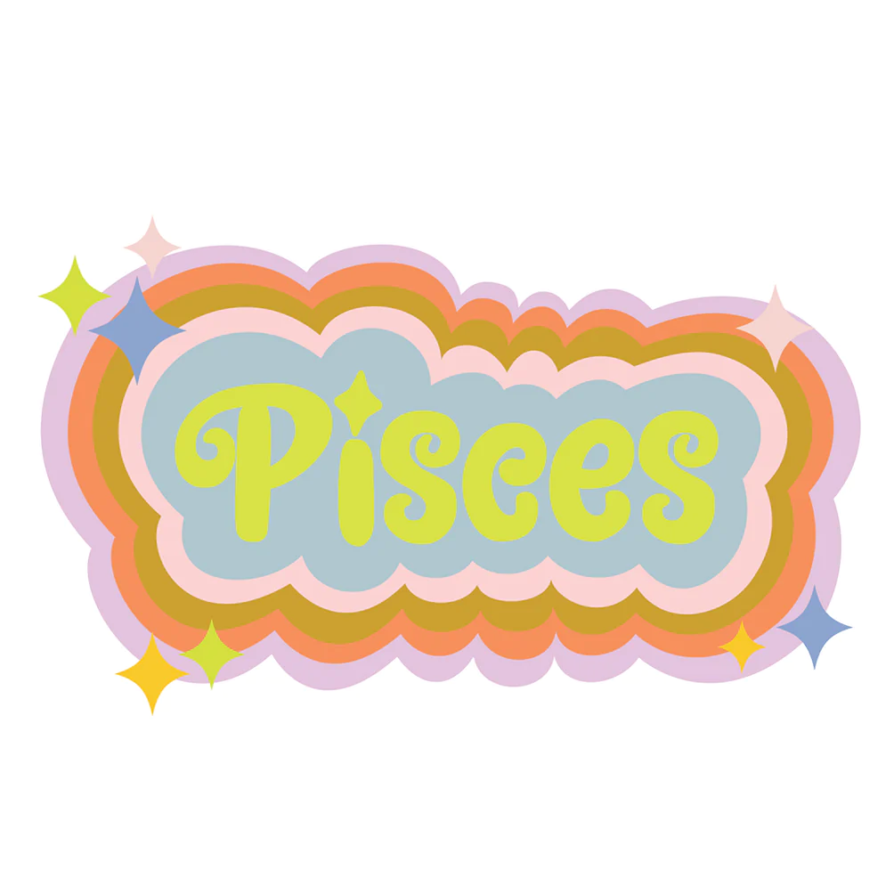 Pisces Astrology Single Sticker