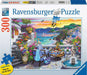 Santorini Sunset 300 pc Large Format Puzzle