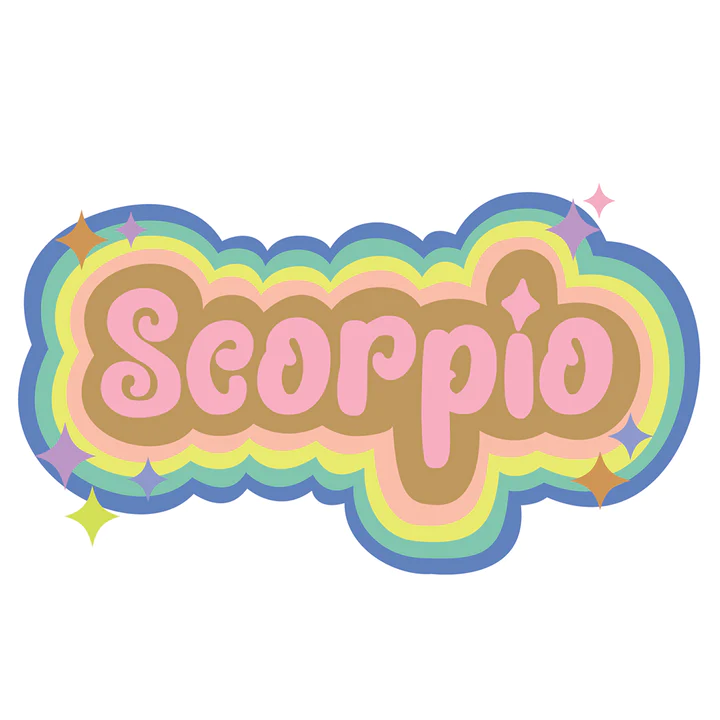 Scorpio Astrology Single Sticker