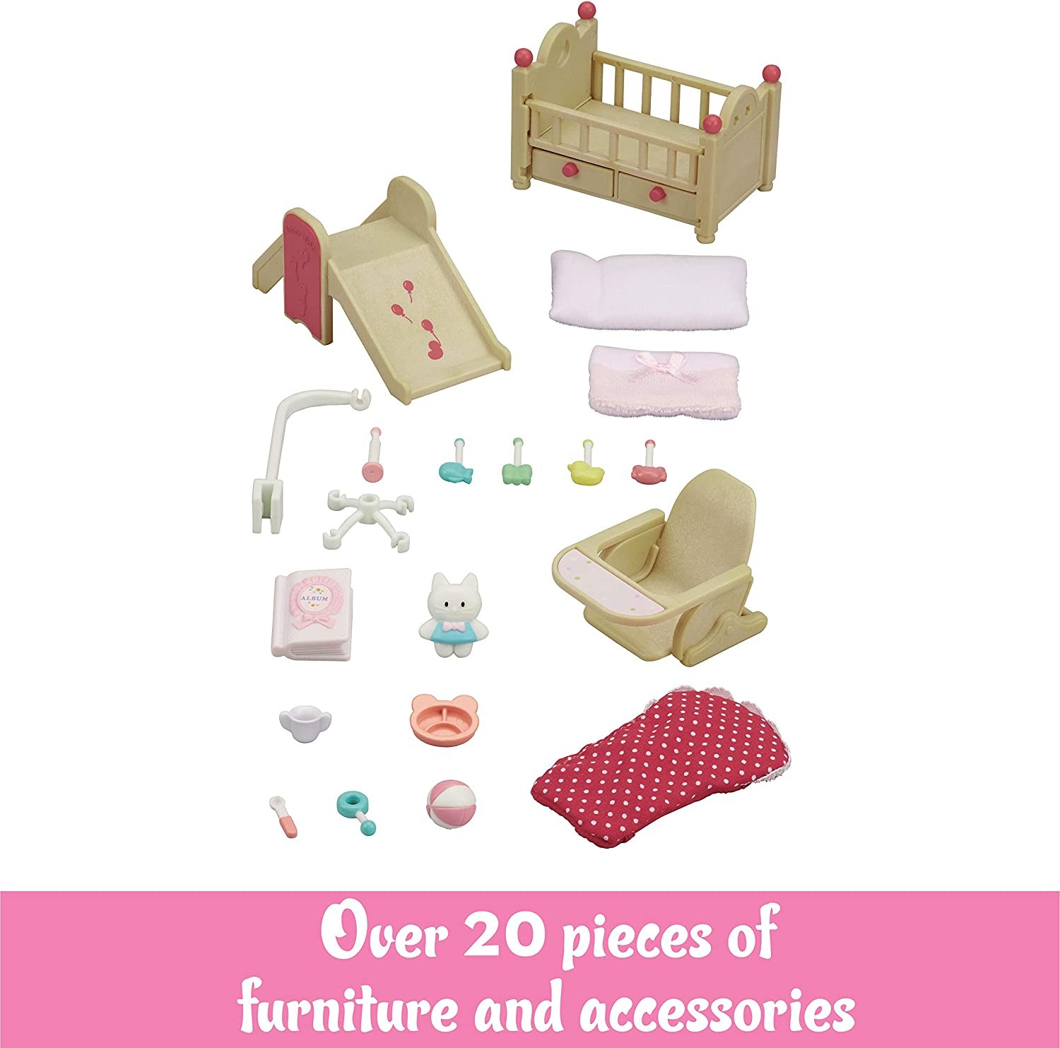 Calico Critters Baby Nursery Set