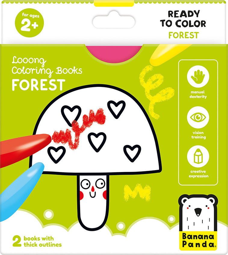 Looong Coloring Books - Ready to Color Forest