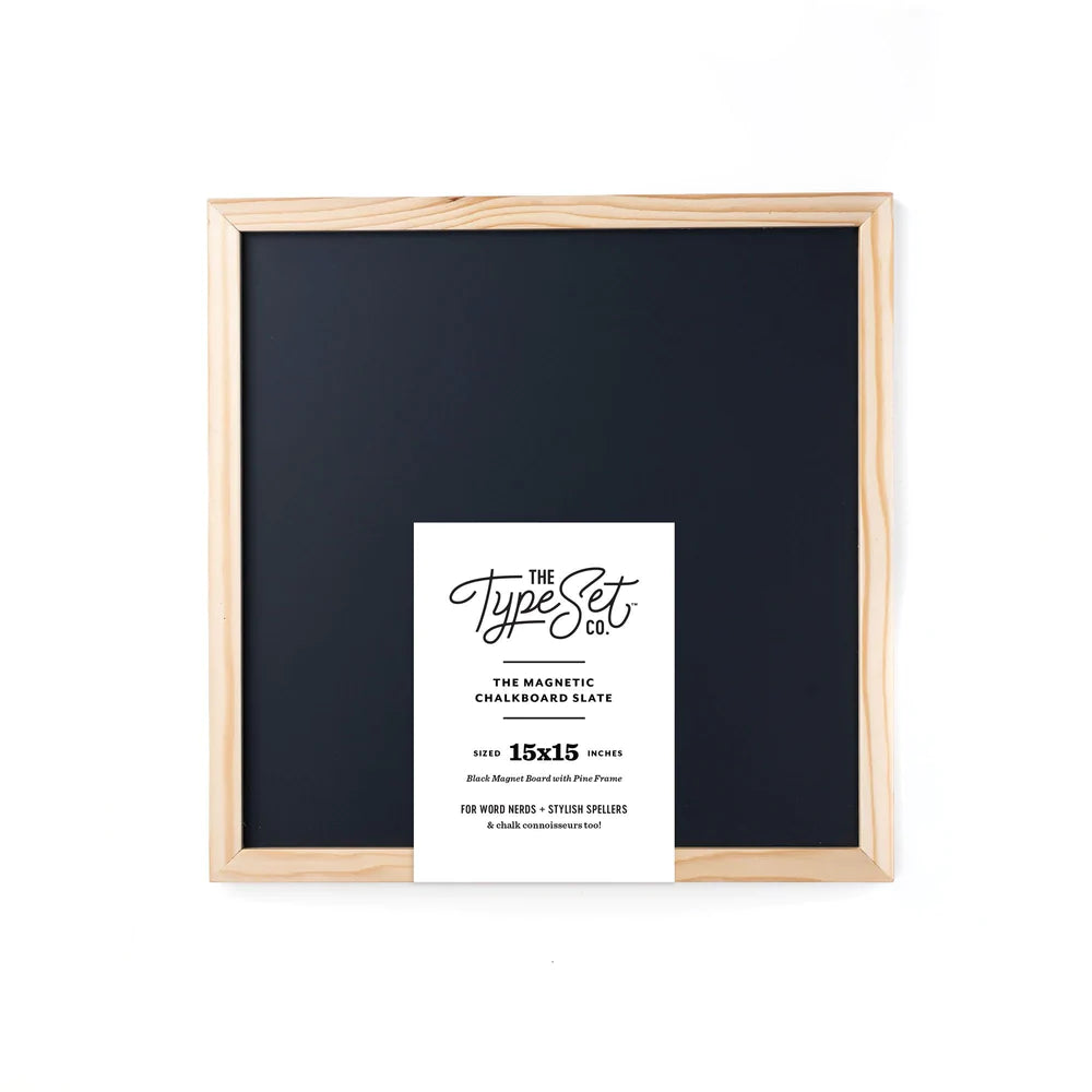 Magnetic Letter Black Chalkboard 15 x 15